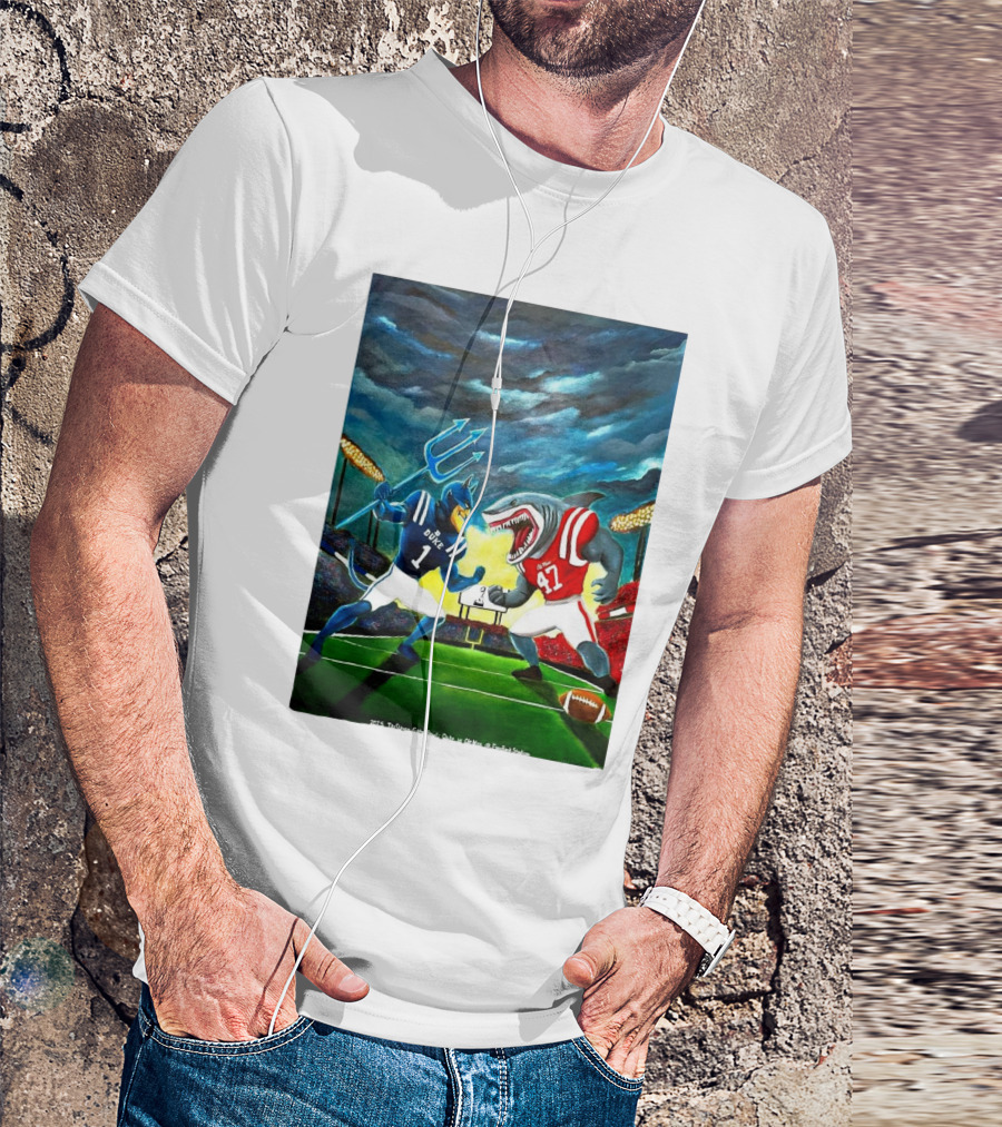2025 Taxslayer Gator Bowl Duke Blue Devils Vs Ole Miss Rebels Everbank Stadium T-Shirt