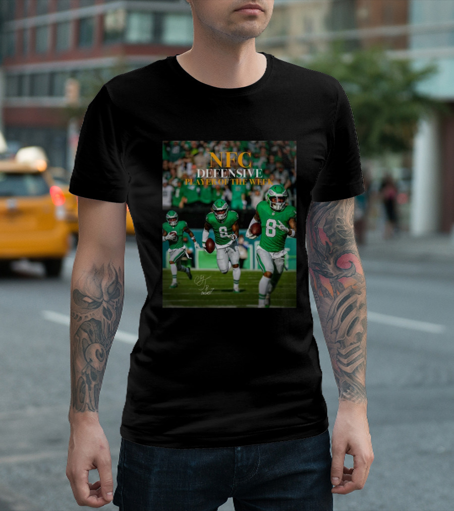 Philadelphia Eagles Ceedy Duce NFC Defensive Player of the Week T-Shirt