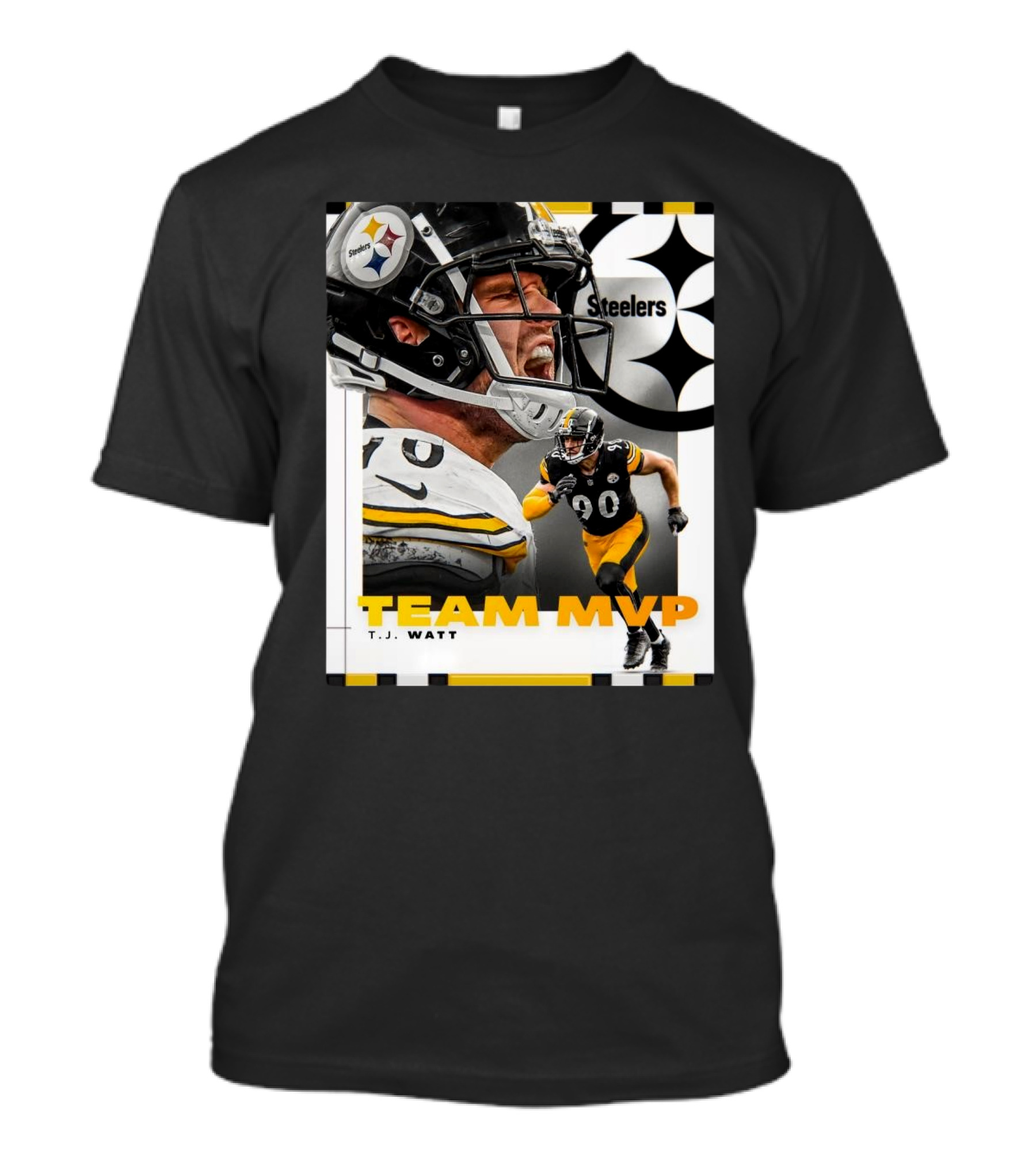 Steelers T.J. Watt Team MVP Pittsburgh Football Legend T-Shirt
