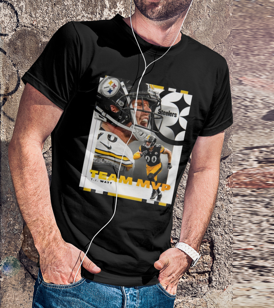 Steelers T.J. Watt Team MVP Pittsburgh Football Legend T-Shirt