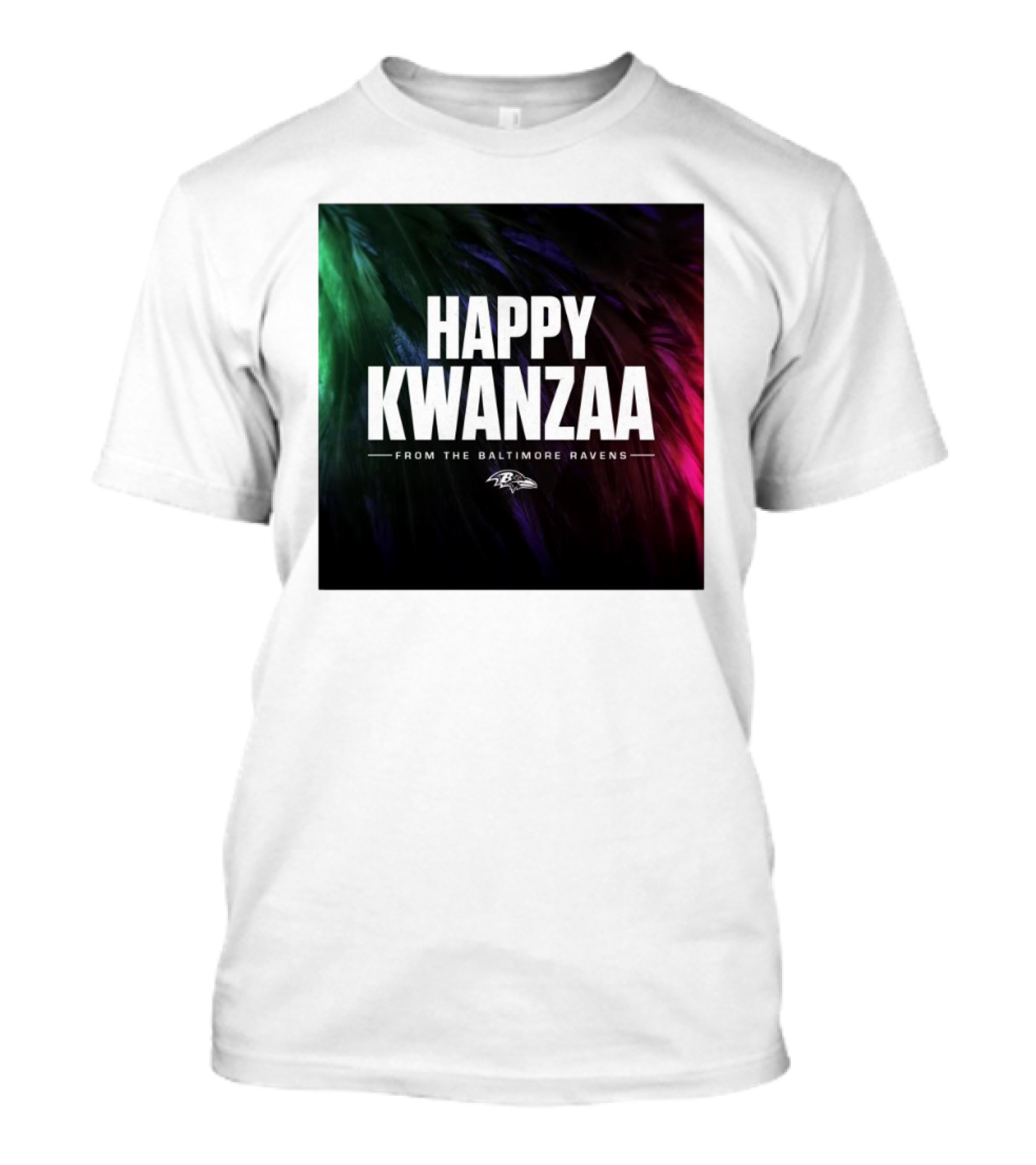 Happy Kwanzaa From The Baltimore Ravens NFL 2024 Ravens T-Shirt