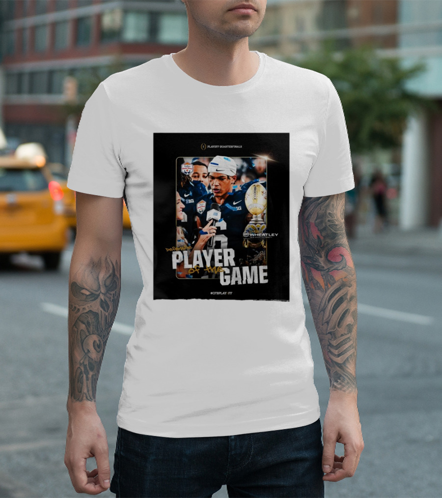 Playoff Quarterfinals Defense Player of the Game Wheatley Penn State T-Shirt