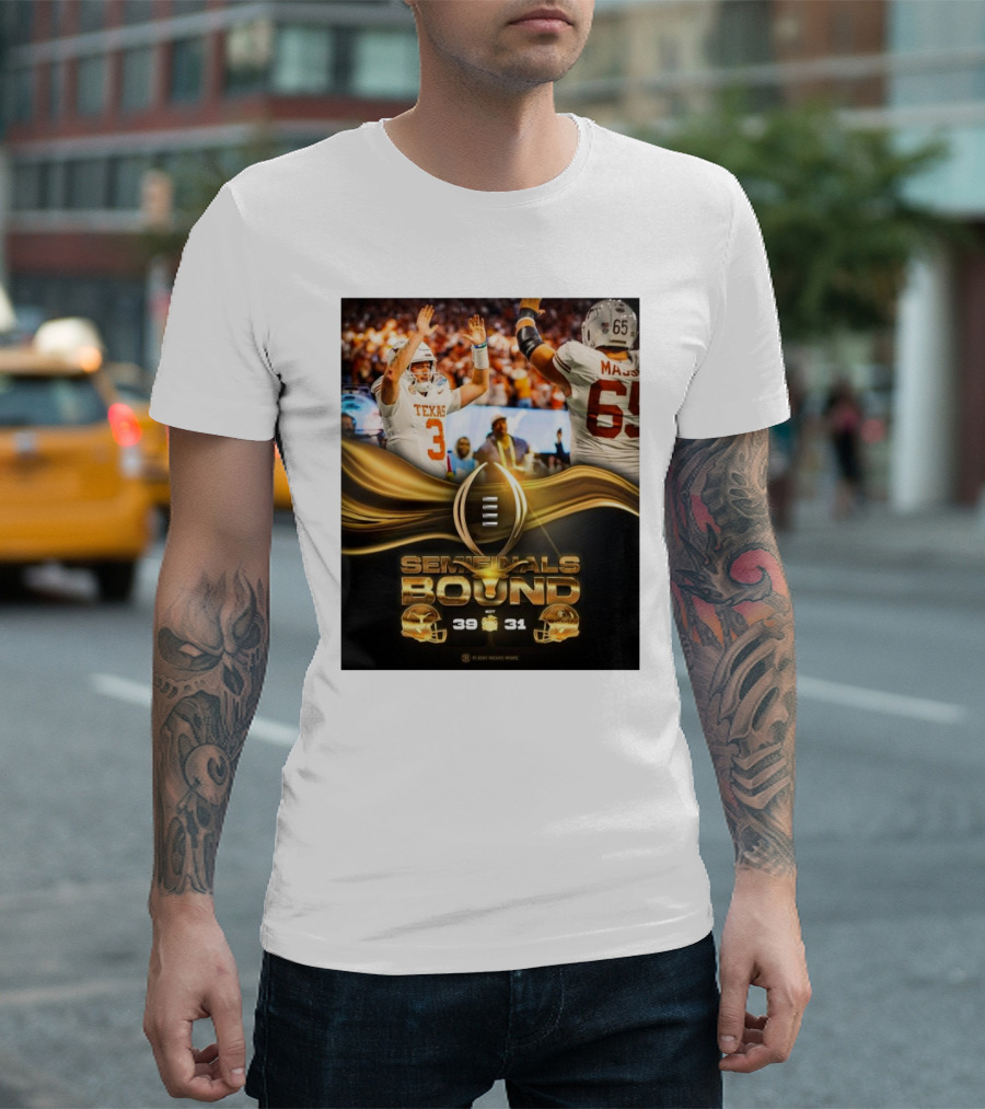 Texas Longhorns Semifinal Bound 39-31 Victory Over Arizona State Sun Devils Peach Bowl It Just Means More T-Shirt