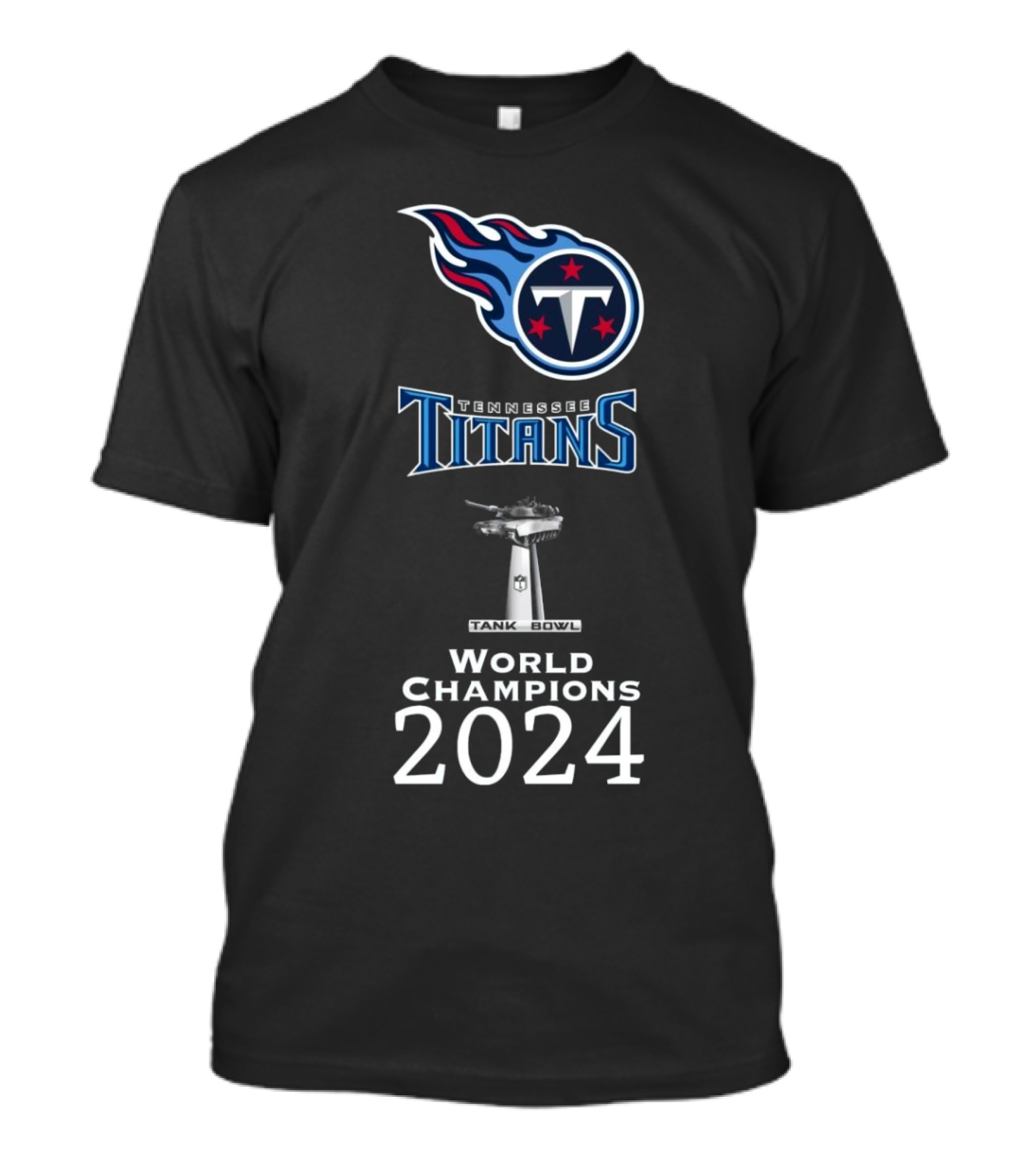 Tennessee Titans 2024 Tank Bowl World Champions NFL Congrats T-Shirt