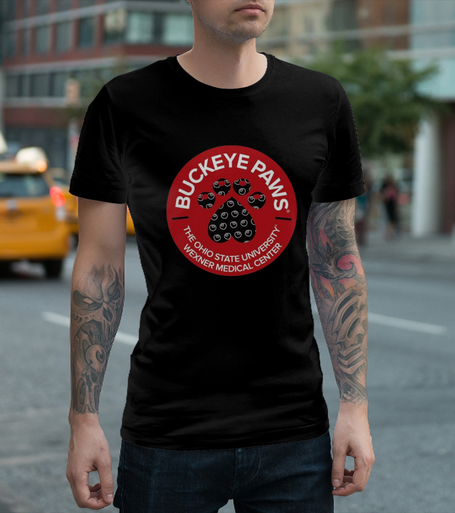 Buckeye Paws Ohio State University Wexner Medical Center T-Shirt