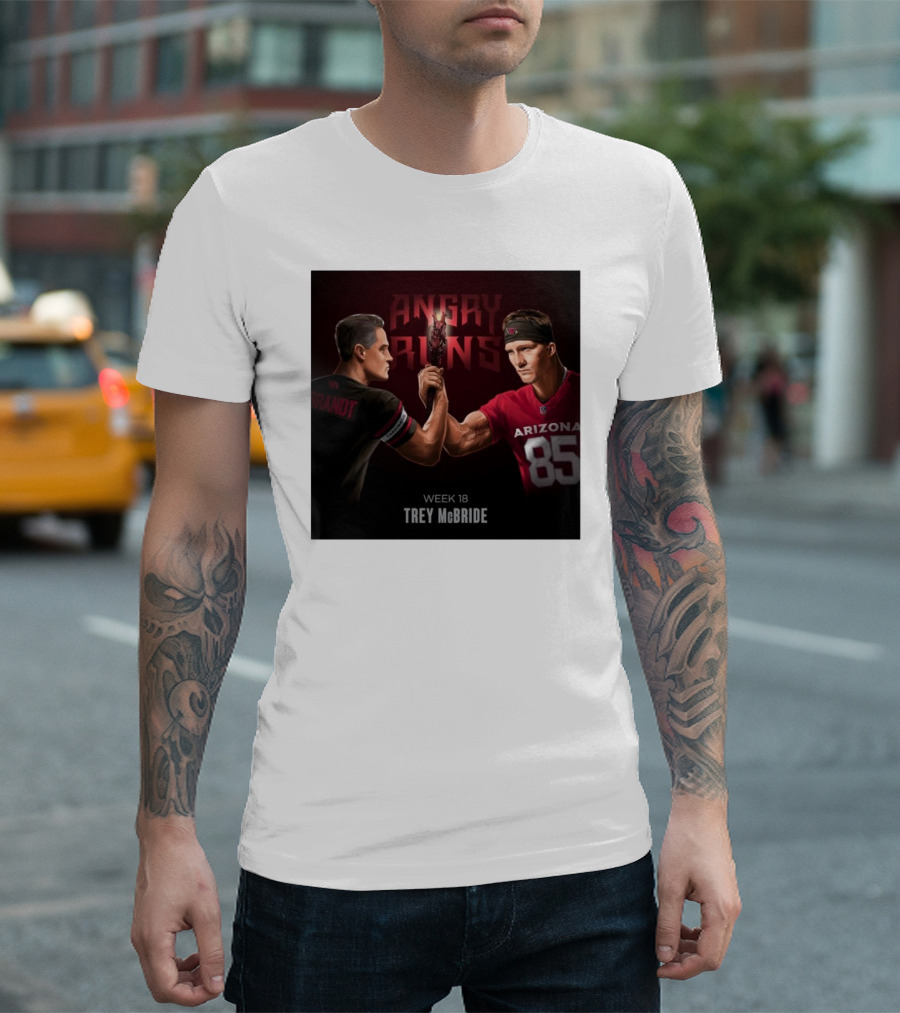 Arizona Cardinals Trey McBride Angry Runs Week 18 Keeper Of The Scepter T-Shirt