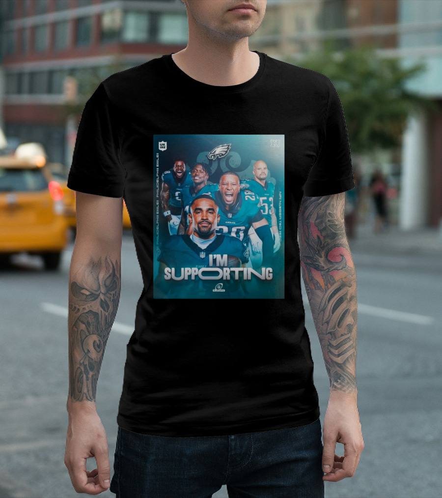 Philadelphia Eagles NFC Number Two Seed NFL Playoffs 2024 I'm Supporting T-Shirt