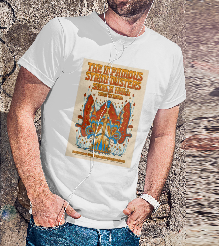 The Infamous Stringdusters And Sierra Hull And The Last Revel Live January 11, 2025 Mission Ballroom Denver CO Vibrant T-Shirt