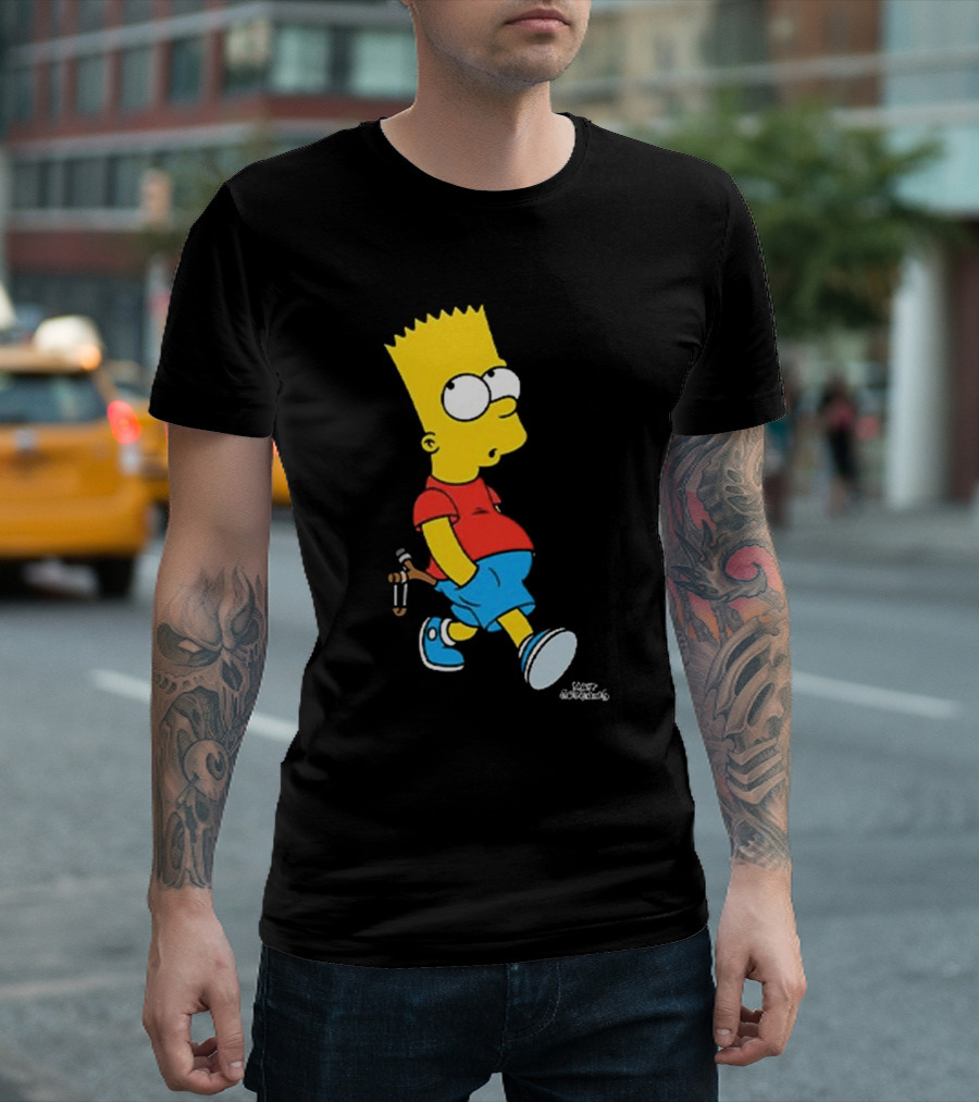 20th Century Television The Simpsons Bart Simpson Slingshot Walk T-Shirt