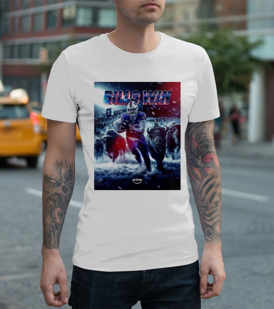 Josh Allen Buffalo Bills Win Over Denver Broncos NFL On Prime Buffalo Herd Victory T-Shirt