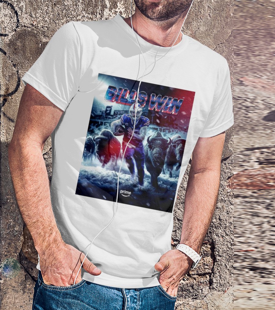 Josh Allen Buffalo Bills Win Over Denver Broncos NFL On Prime Buffalo Herd Victory T-Shirt
