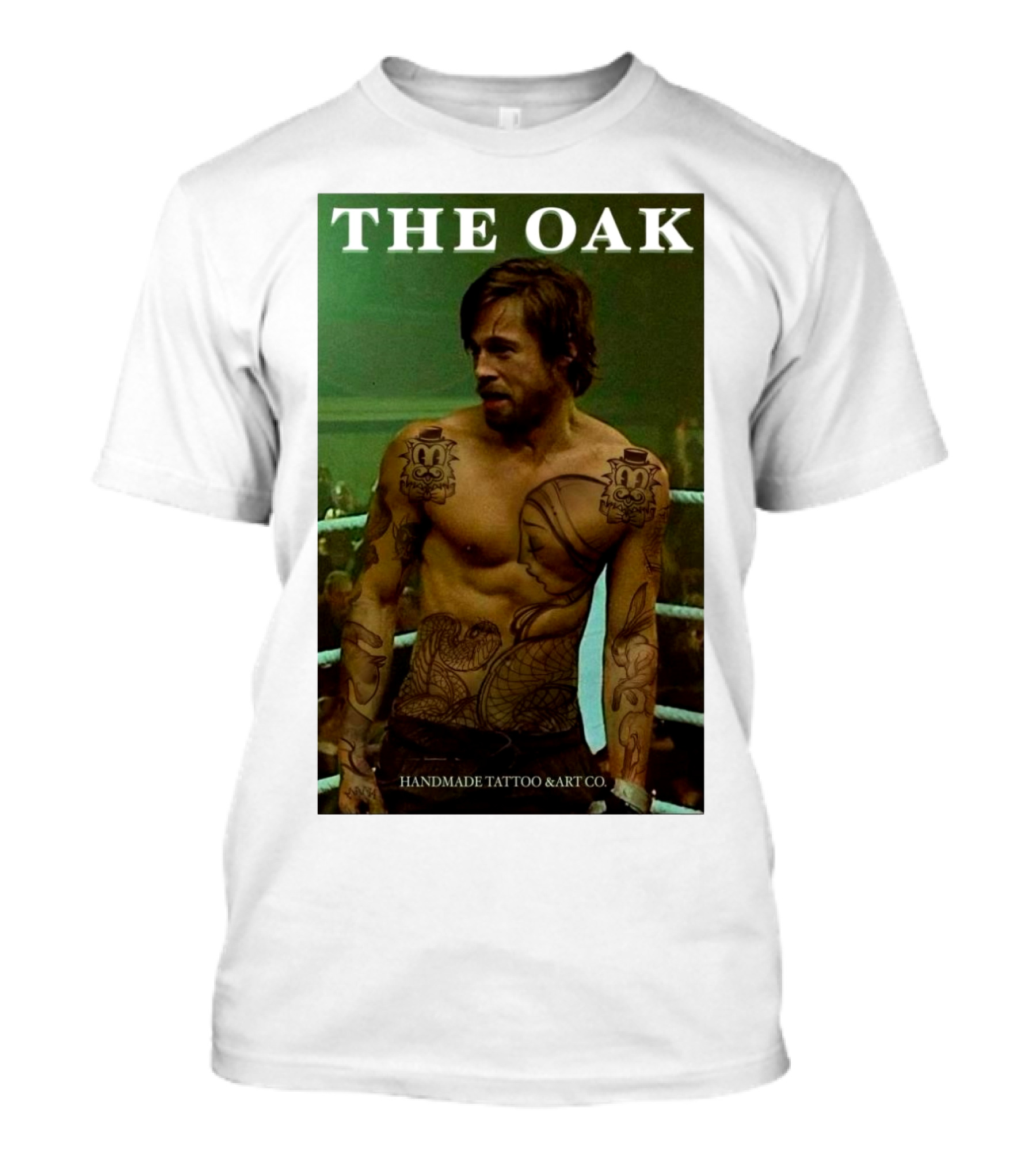 The Oak Handmade Tattoo And Art CO Boxer Dave Koenig T-Shirt
