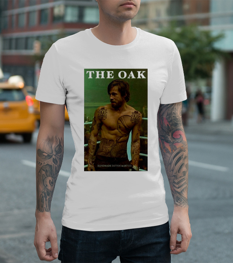 The Oak Handmade Tattoo And Art CO Boxer Dave Koenig T-Shirt