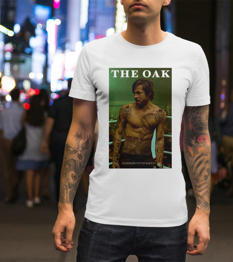 The Oak Handmade Tattoo And Art CO Boxer Dave Koenig T-Shirt