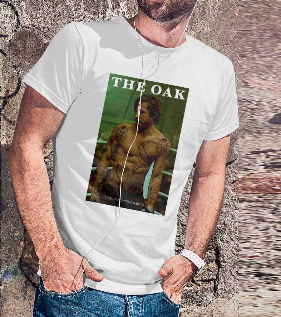 The Oak Handmade Tattoo And Art CO Boxer Dave Koenig T-Shirt