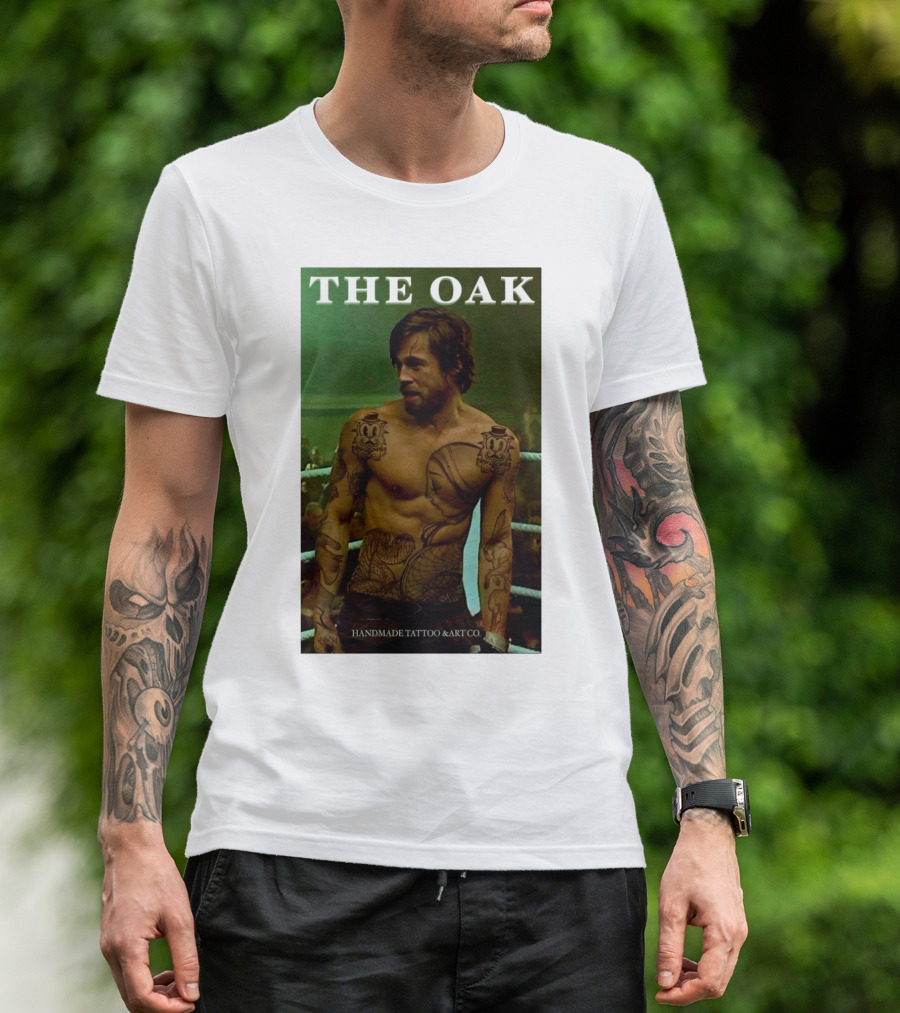 The Oak Handmade Tattoo And Art CO Boxer Dave Koenig T-Shirt