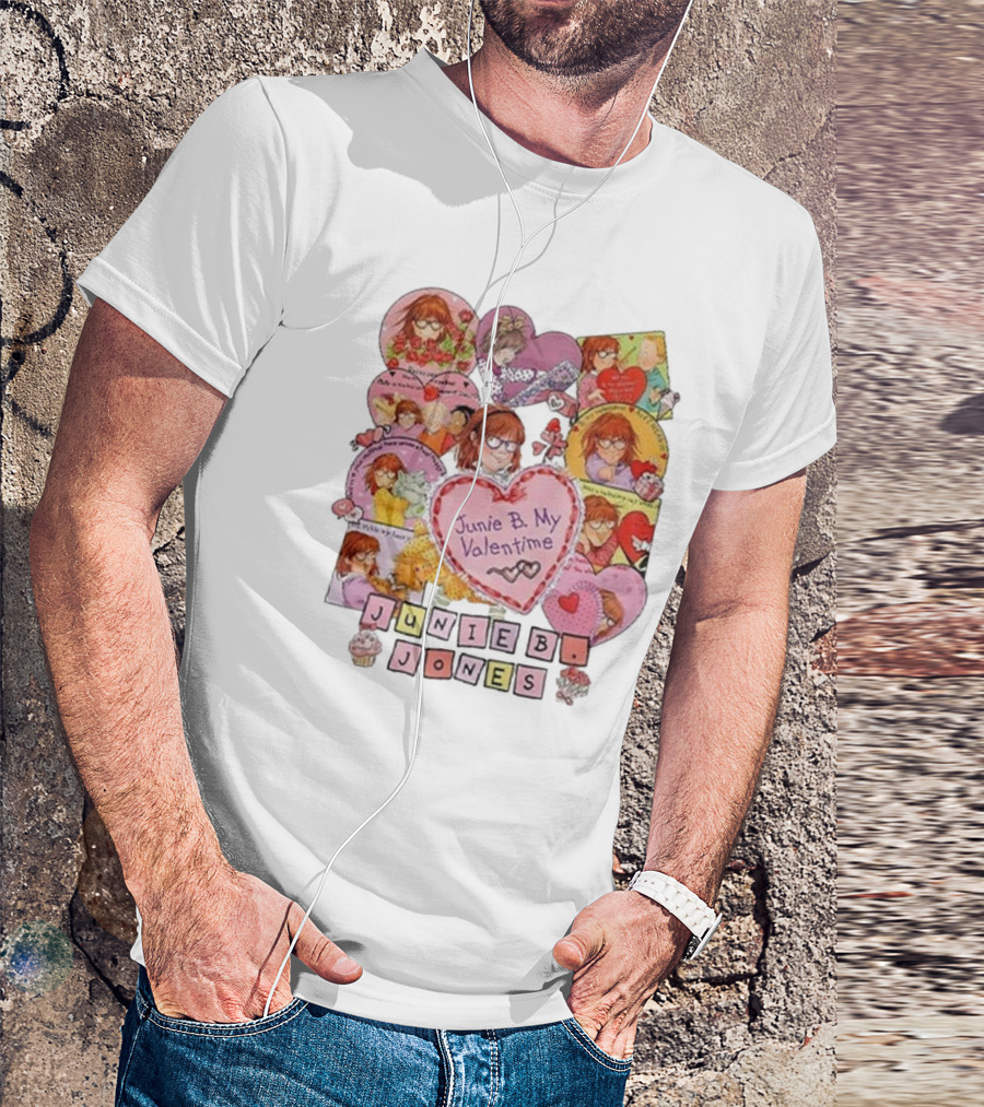 Junie B Jones My Valentine Love Hearts And Adventures T-Shirt