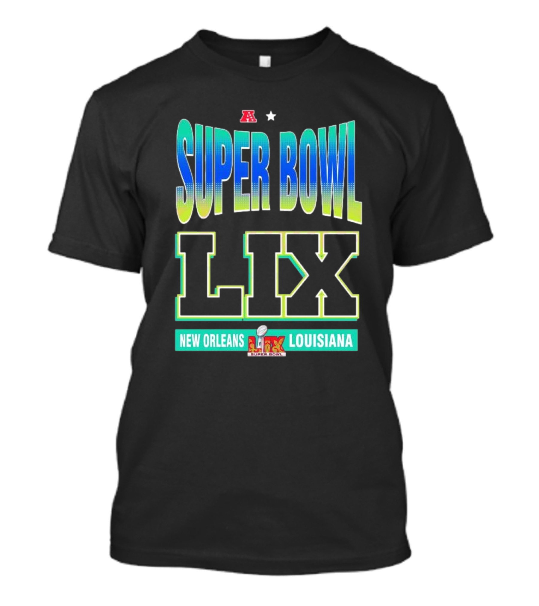 Super Bowl LIX New Orleans Louisiana 2025 NFL Football Event T-Shirt