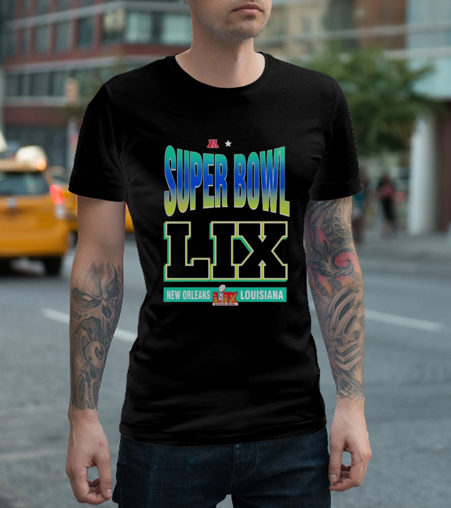 Super Bowl LIX New Orleans Louisiana 2025 NFL Football Event T-Shirt