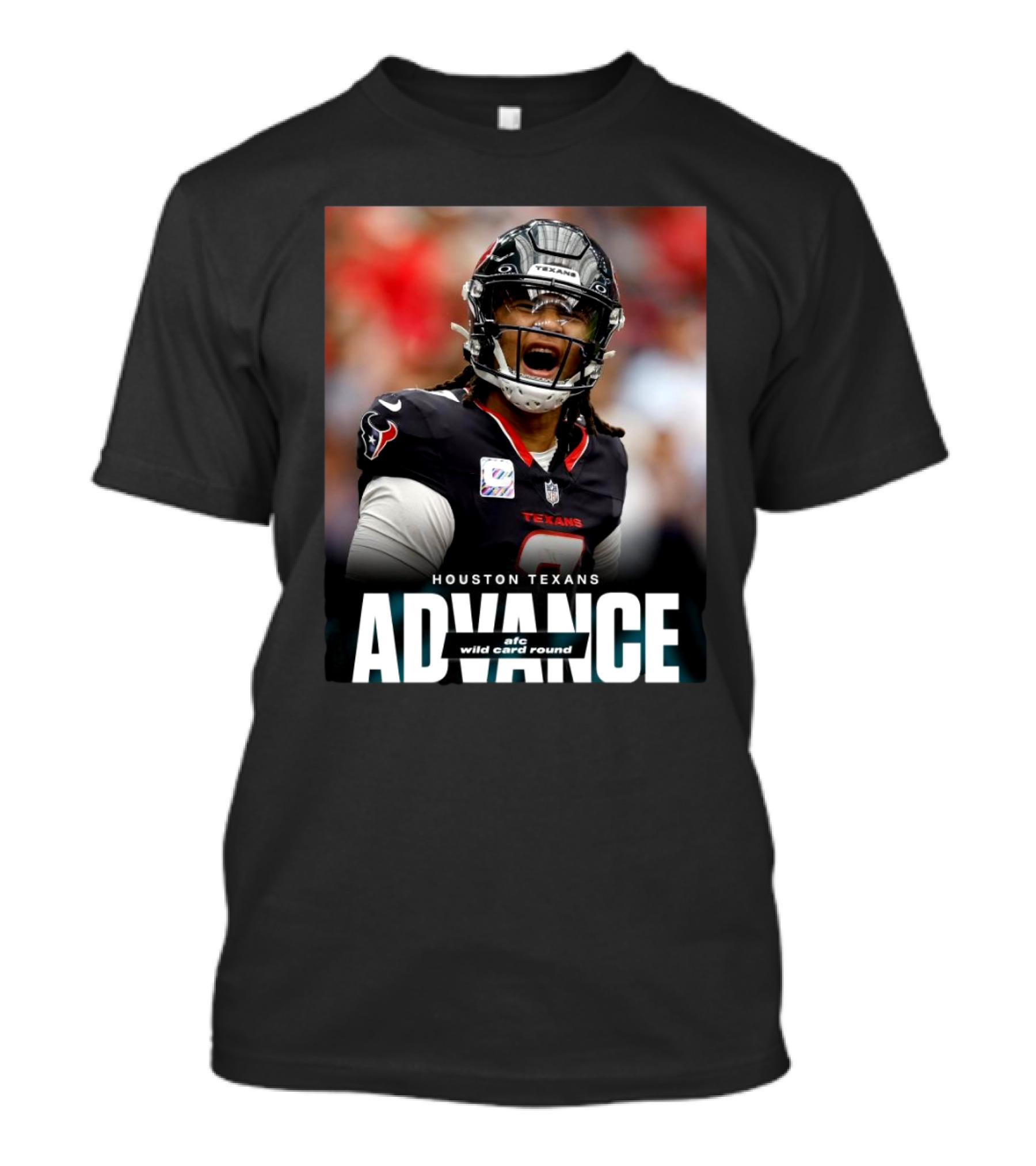 Houston Texans Advance AFC Wild Card Round T-Shirt