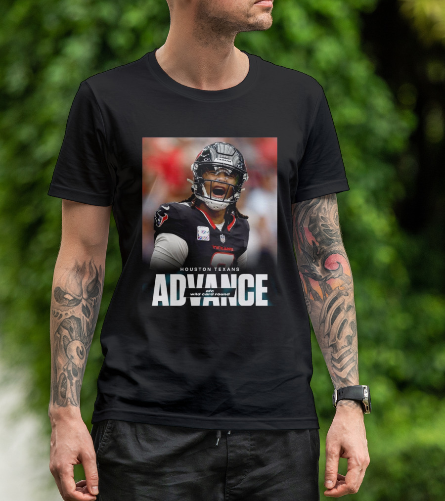 Houston Texans Advance AFC Wild Card Round T-Shirt