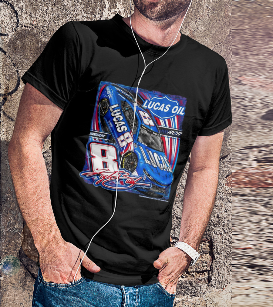 Lucas Oil NASCAR Kyle Busch 8 Car Racing RCR 2025 T-Shirt