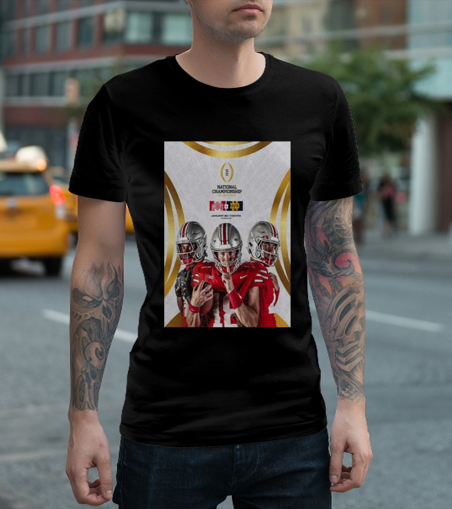 Ohio State Football National Championship January 20 2025 Atlanta Georgia T-Shirt