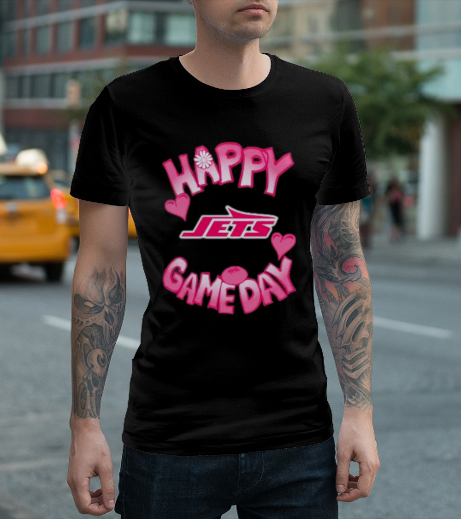 Happy Gameday New York Jets Valentine’s Day 2025 T-Shirt