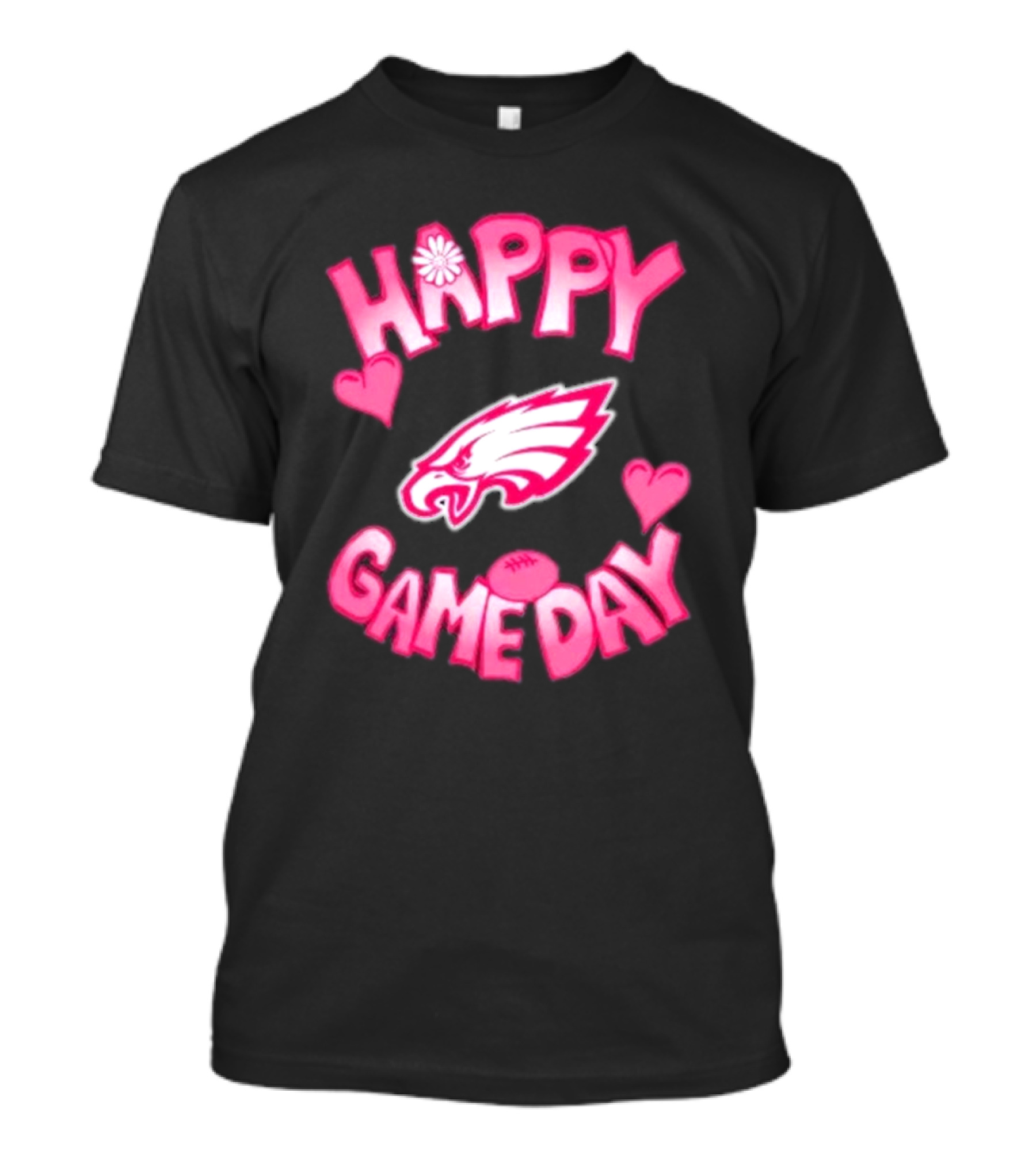 Valentine’s Day Philadelphia Eagles Happy Gameday Love Hearts 2025 T-Shirt
