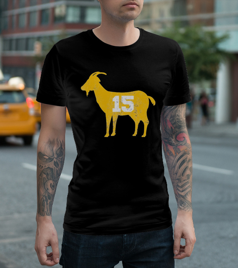 Goat 15 Yellow Silhouette Toddler Fine Jersey T-Shirt