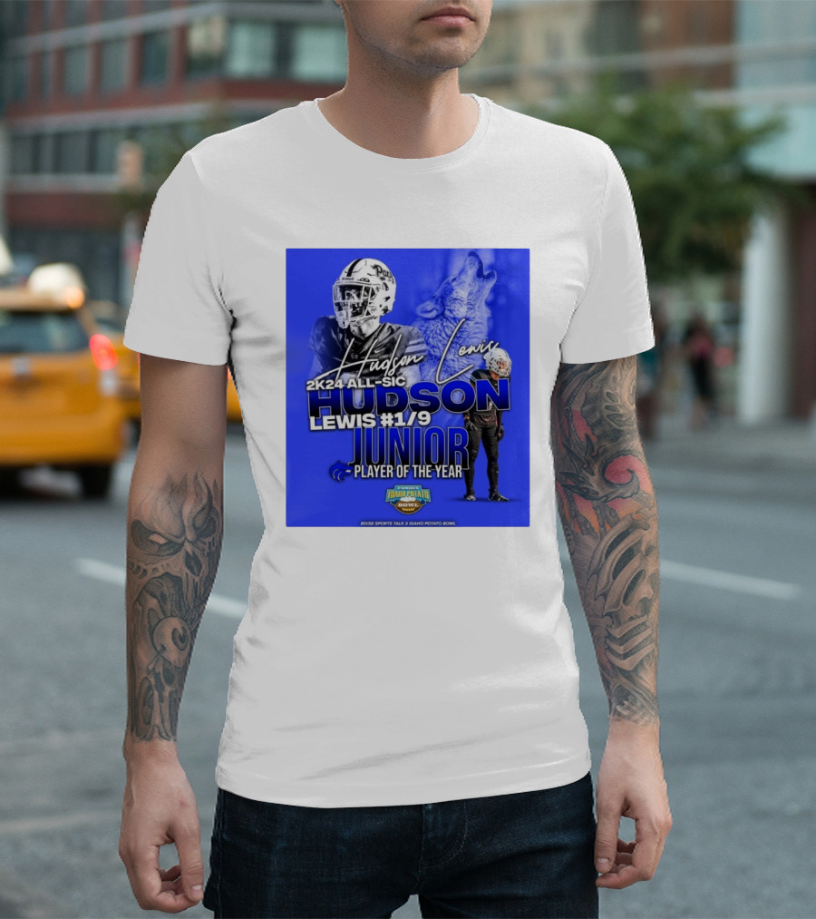 Hudson Lewis 2K24 All-SIC Junior Player of the Year Lewis #1/9 Promo T-Shirt