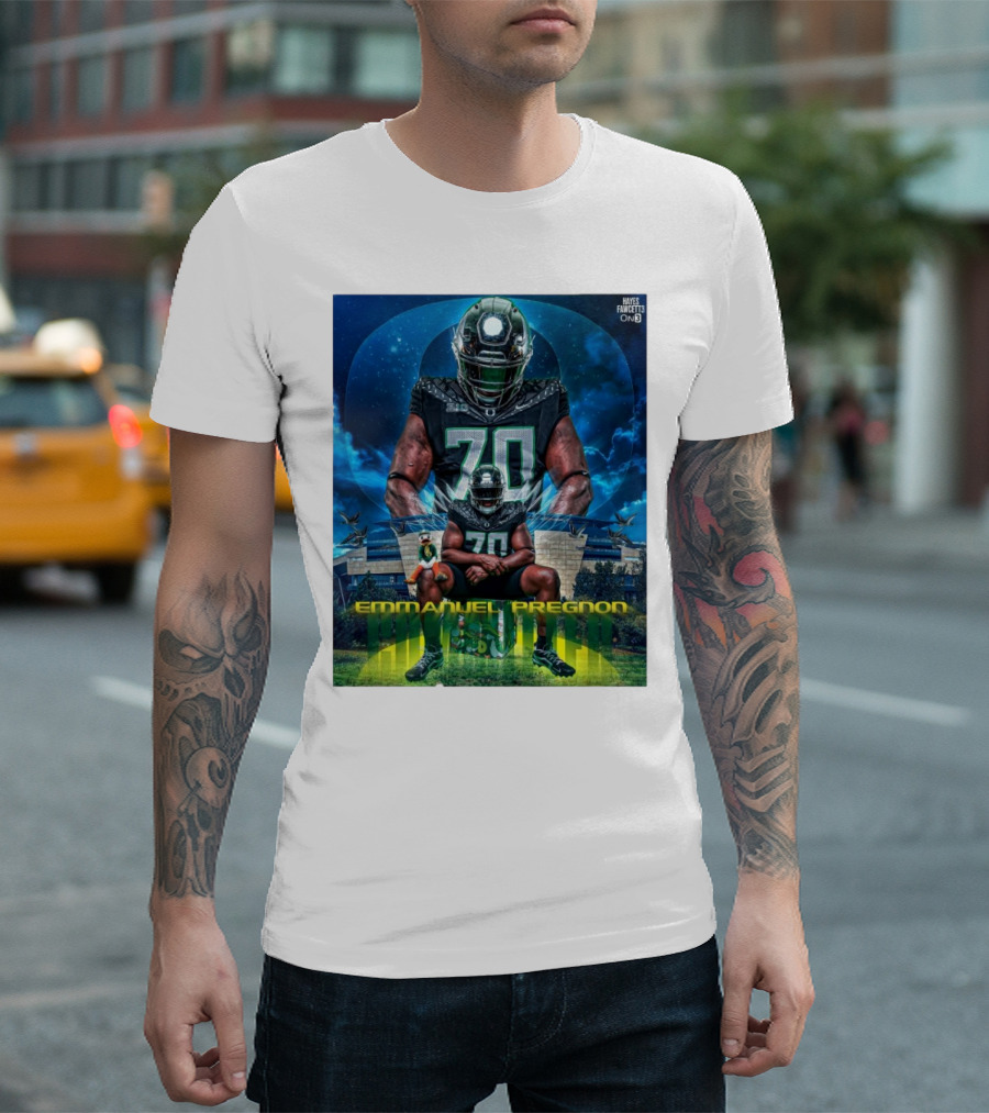 USC Star Transfer Emmanuel Pregnon Commits To Oregon Ducks Football Hayes Fawcett T-Shirt