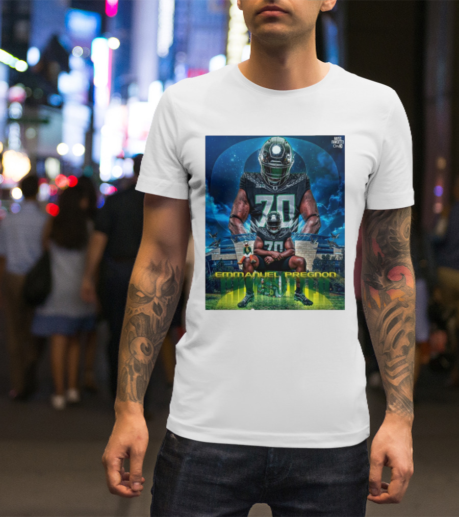 USC Star Transfer Emmanuel Pregnon Commits To Oregon Ducks Football Hayes Fawcett T-Shirt
