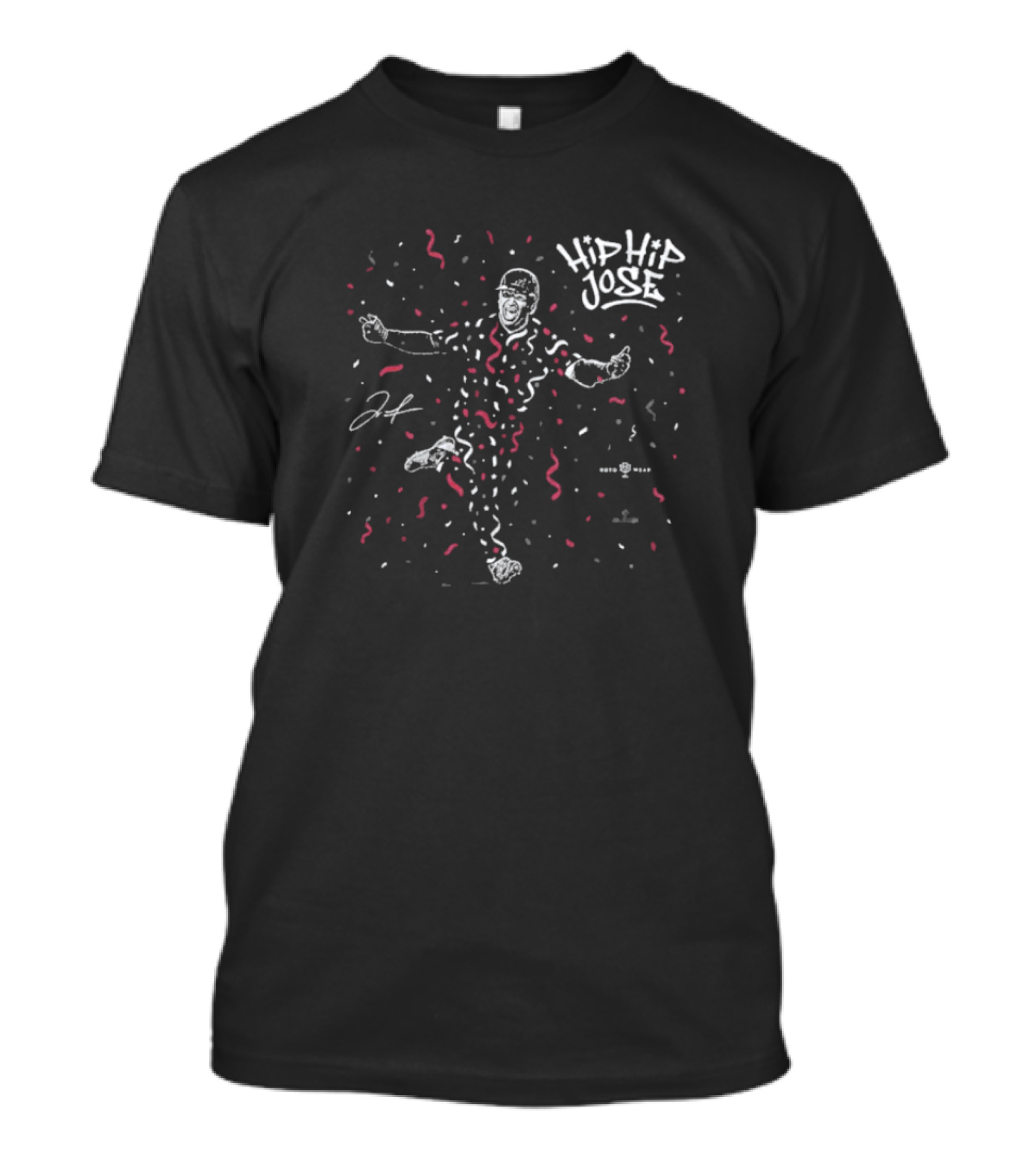 Hip Hip Jose Confetti Celebration Sports Icon T-Shirt