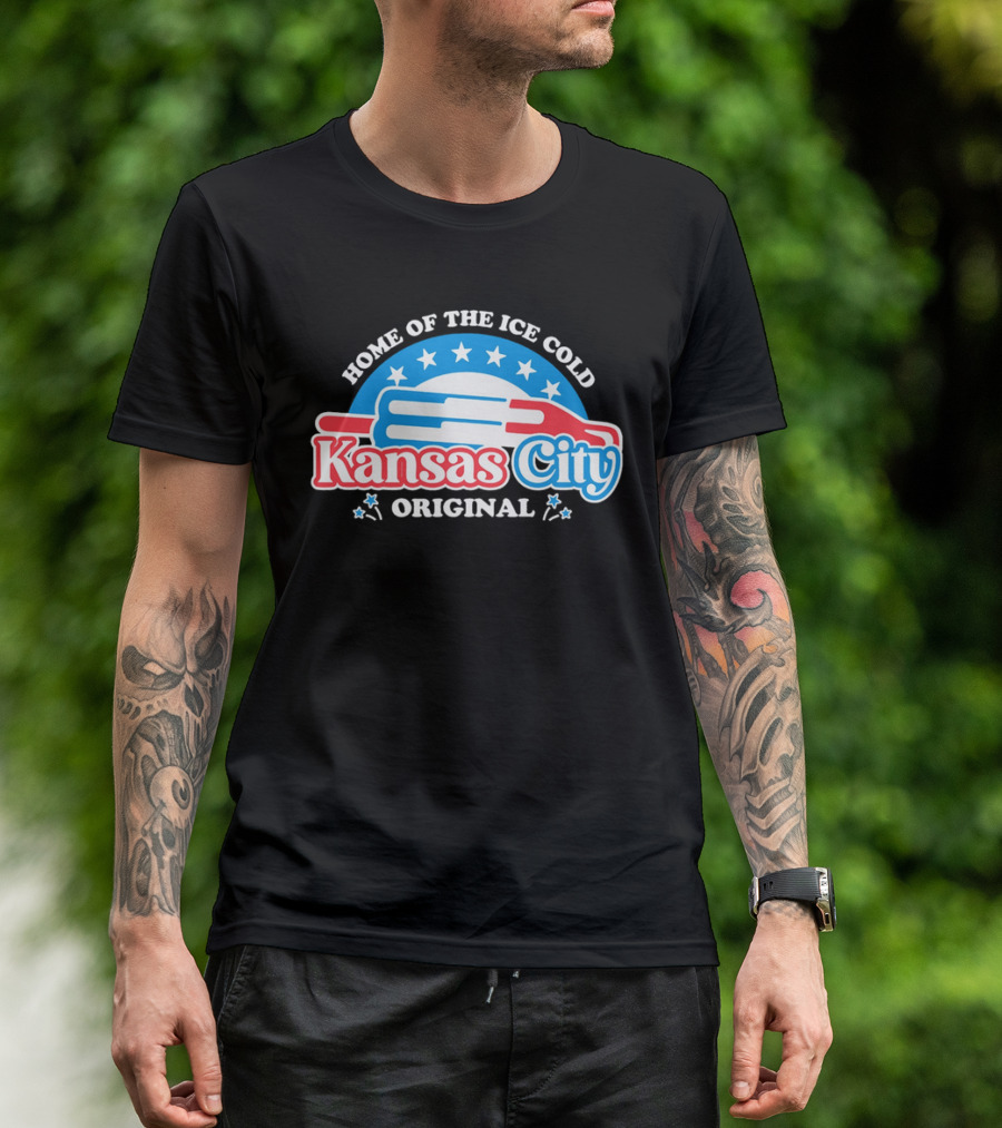 Home Of The Ice Cold Kansas City Original Popsicle Stars T-Shirt