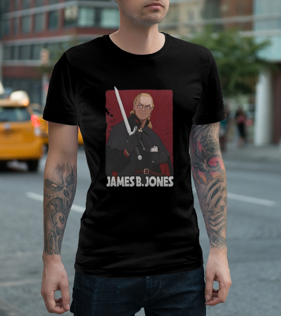 James B. Jones Anime Sword Warrior T-Shirt