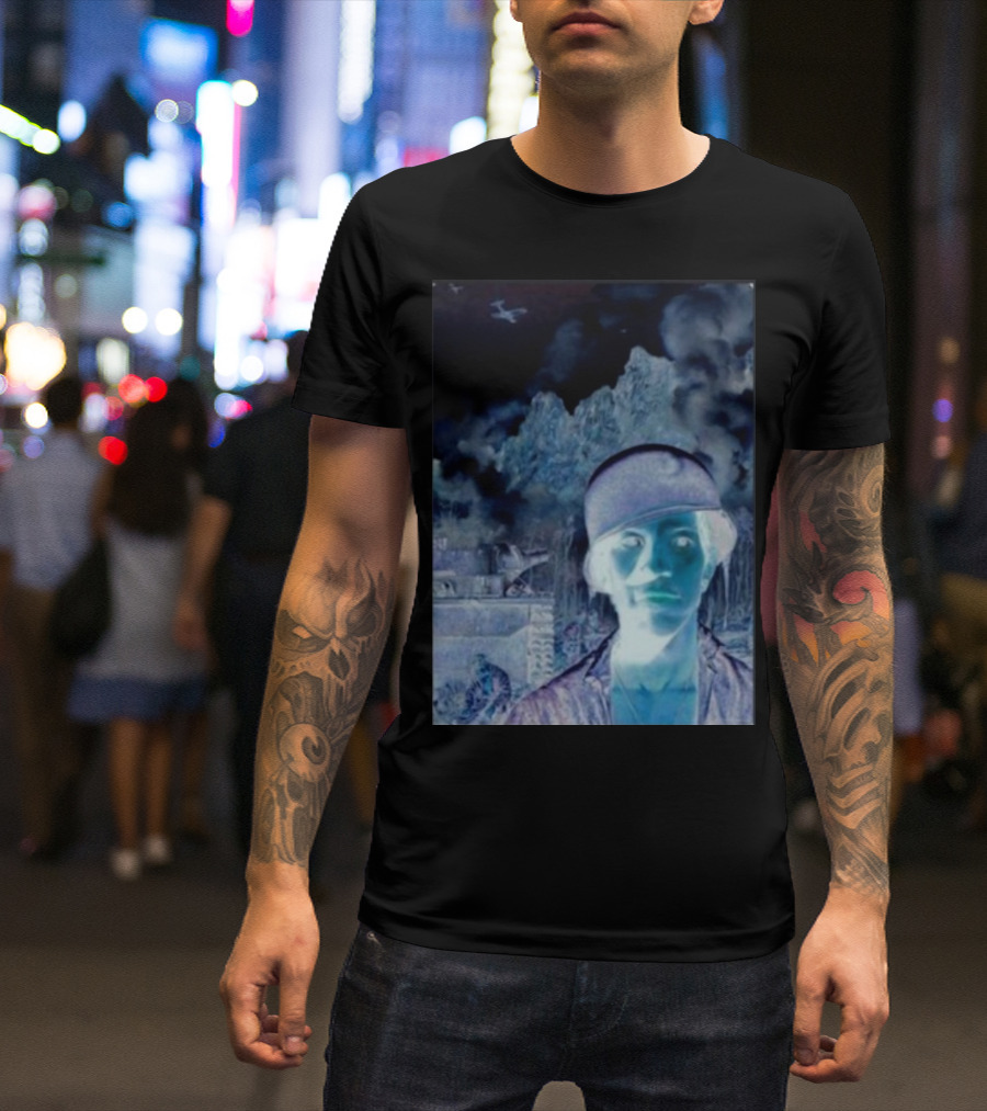 Janelledrtysoul Tyler Joseph Clancy Madrid Psychedelic Negative Mountain Portrait T-Shirt