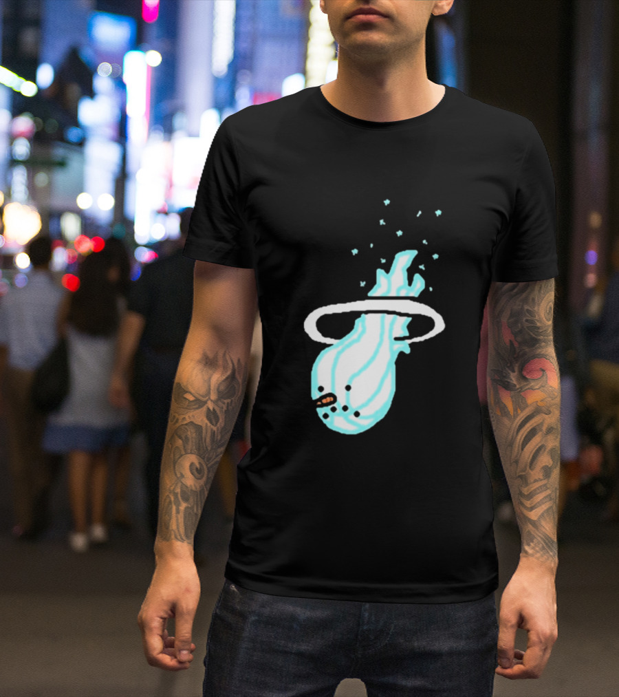 Jimmy Butler Miami Heat Icy Flame Basketball Concept T-Shirt