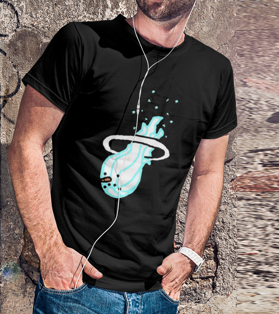 Jimmy Butler Miami Heat Icy Flame Basketball Concept T-Shirt