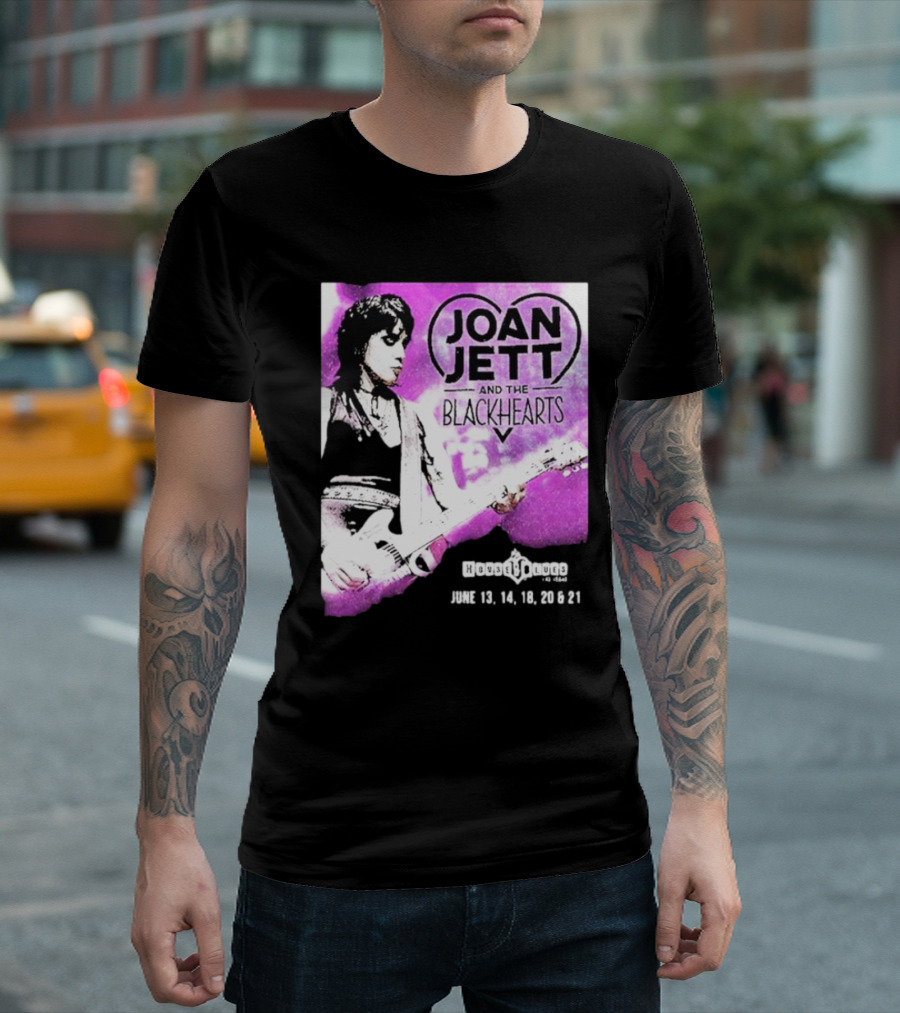 Joan Jett And The Blackhearts House Of Blues Las Vegas June 12 14 15 2025 T-Shirt