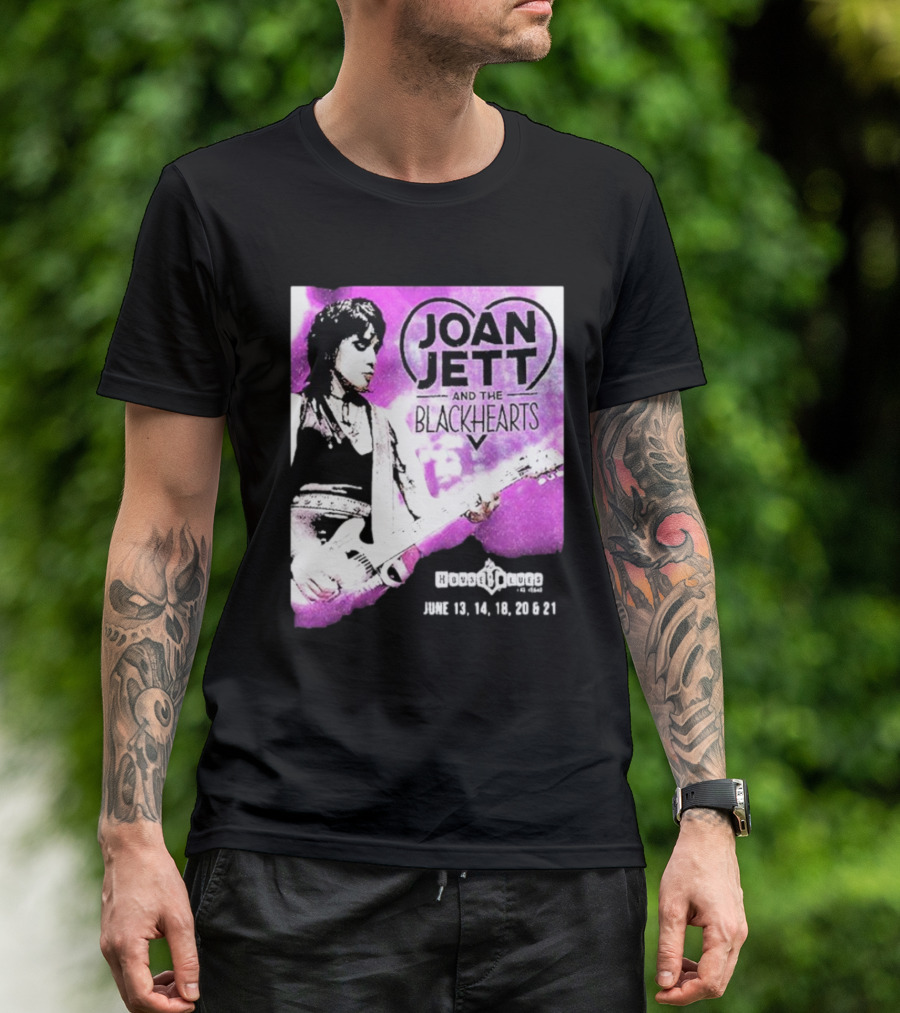 Joan Jett And The Blackhearts House Of Blues Las Vegas June 12 14 15 2025 T-Shirt