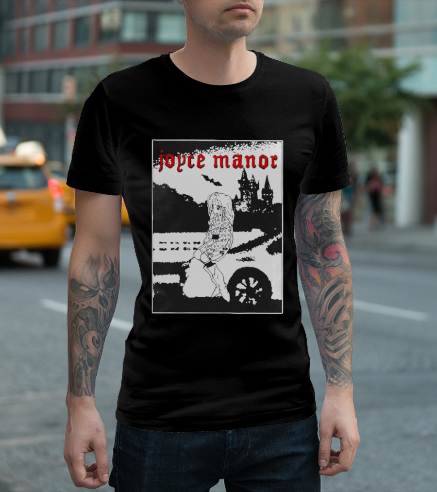 Joyce Manor Castle Anime Girl And Bat T-Shirt