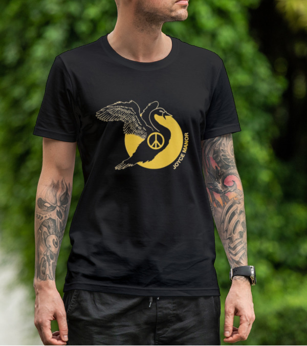 Joyce Manor Peace Swan With Peace Symbol Circle T-Shirt