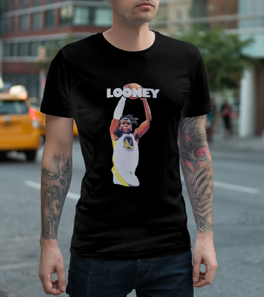 Looney Basketball Action Golden State Warriors 5 T-Shirt