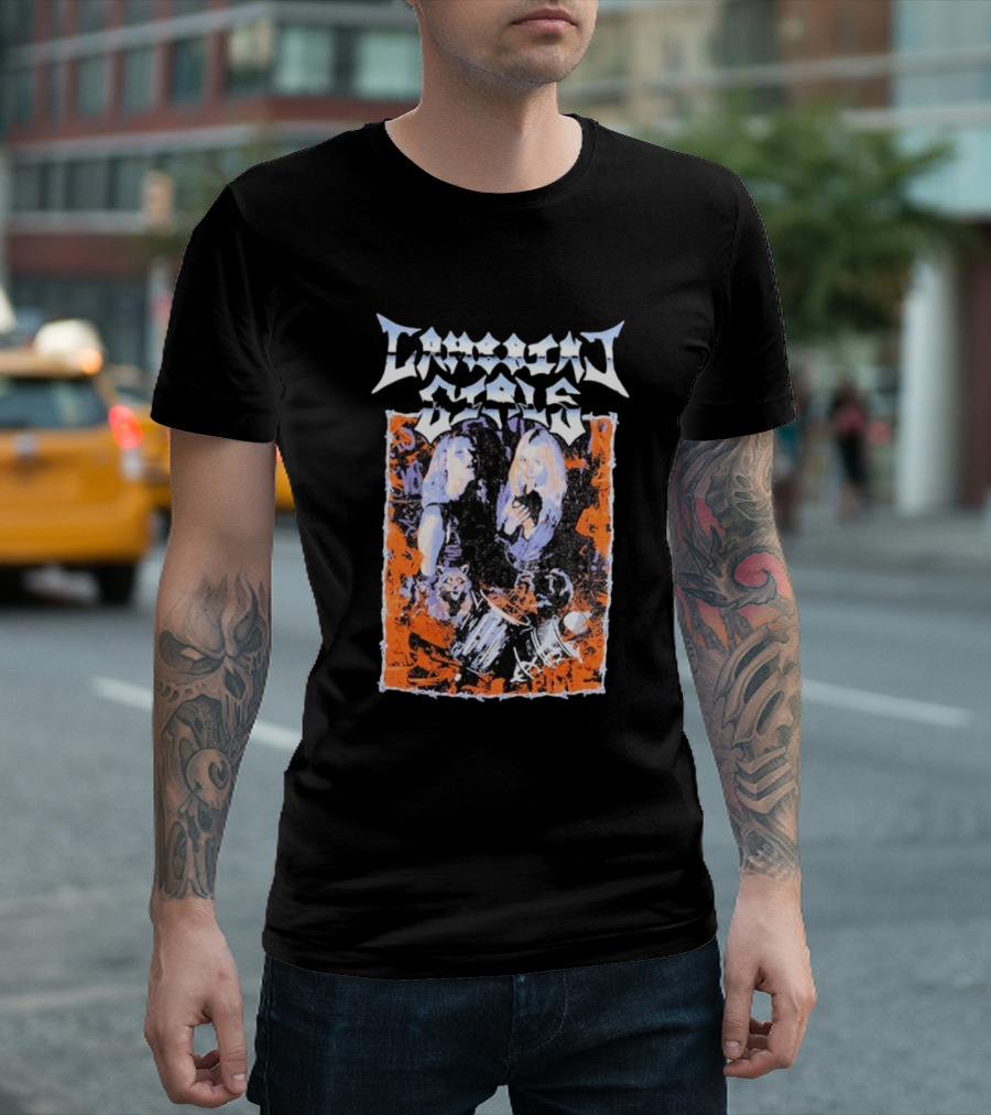 Lambrini Girls Tour 2025 with Iconic Band Imagery T-Shirt