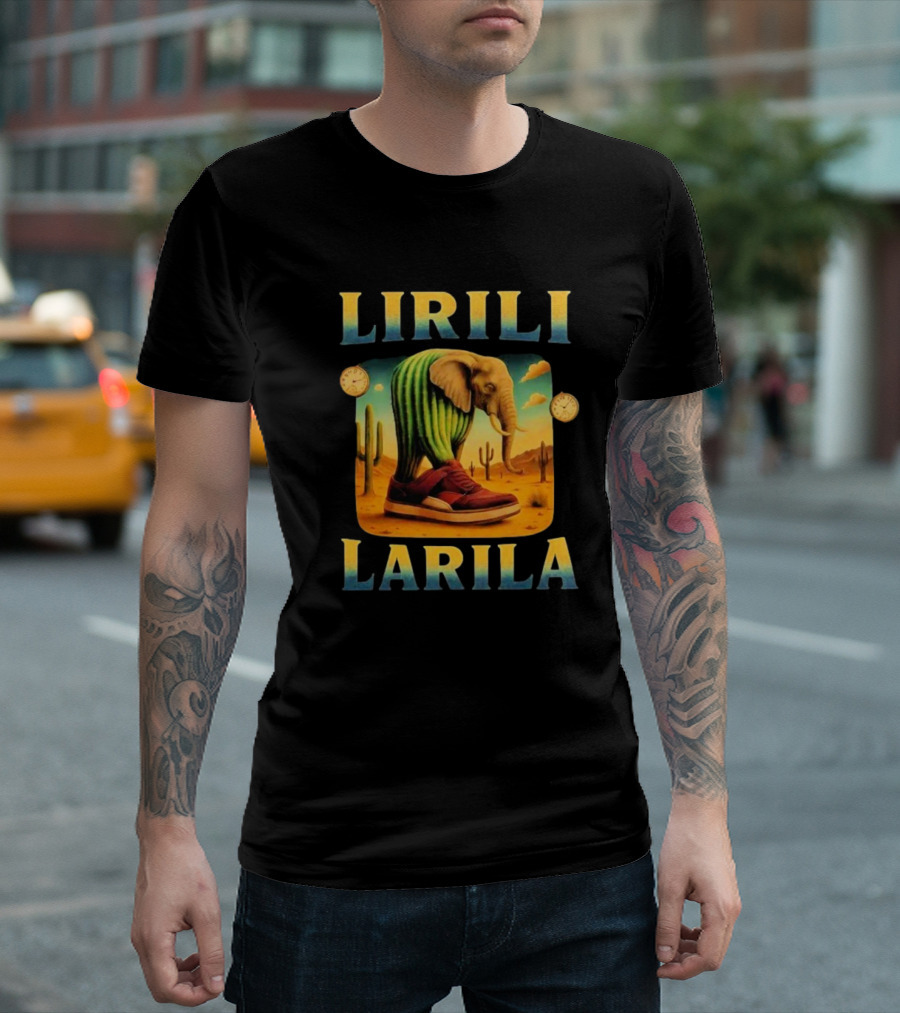 Lirili Larila Elephant Cactus Sneakers Desert s T-Shirt