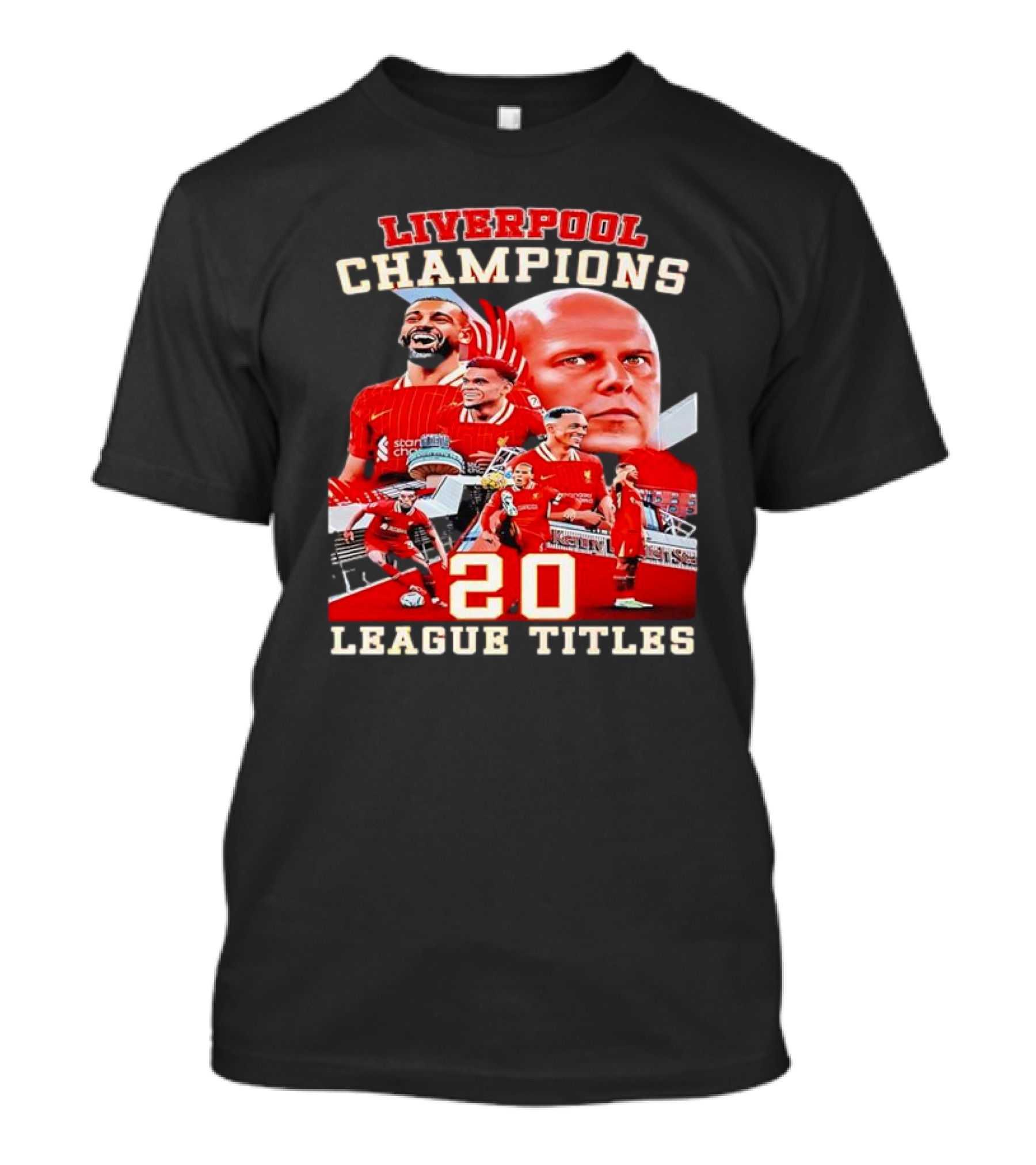 Liverpool Champions 20 League Titles T-Shirt