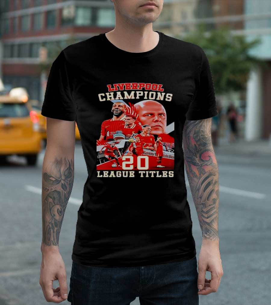 Liverpool Champions 20 League Titles T-Shirt
