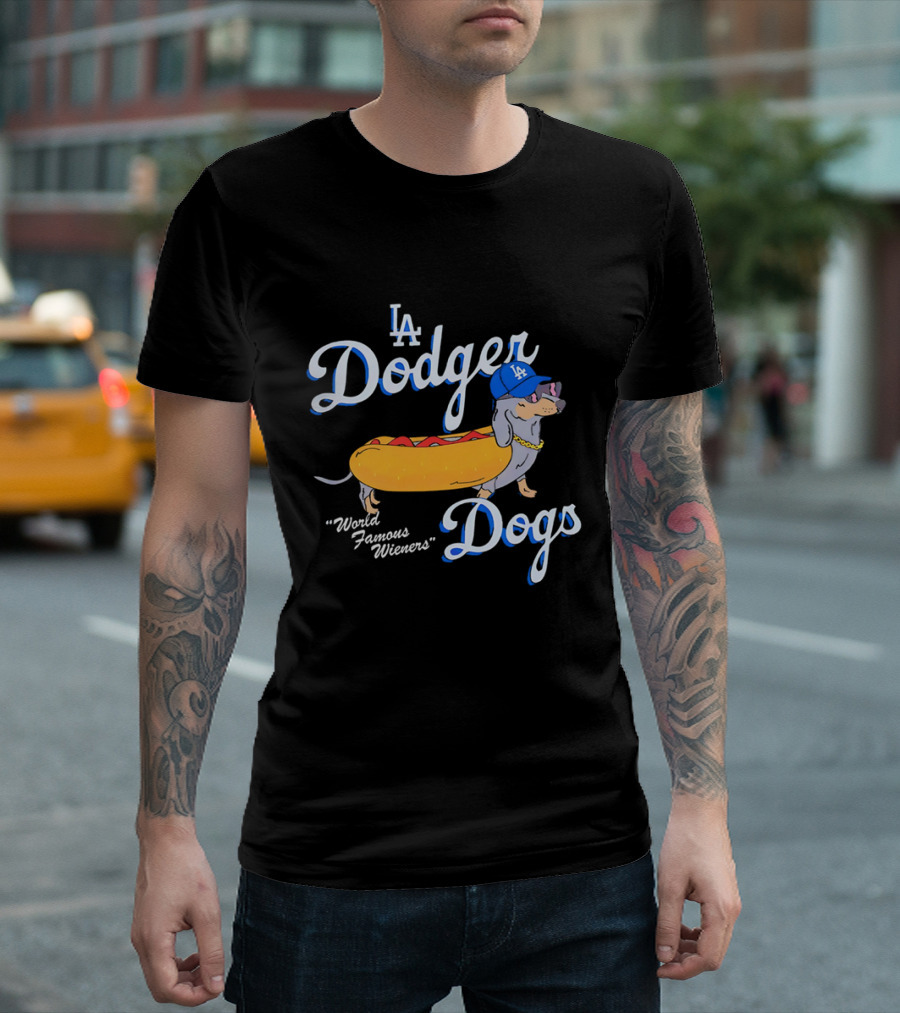 LA Dodger Dogs World Famous Wieners T-Shirt
