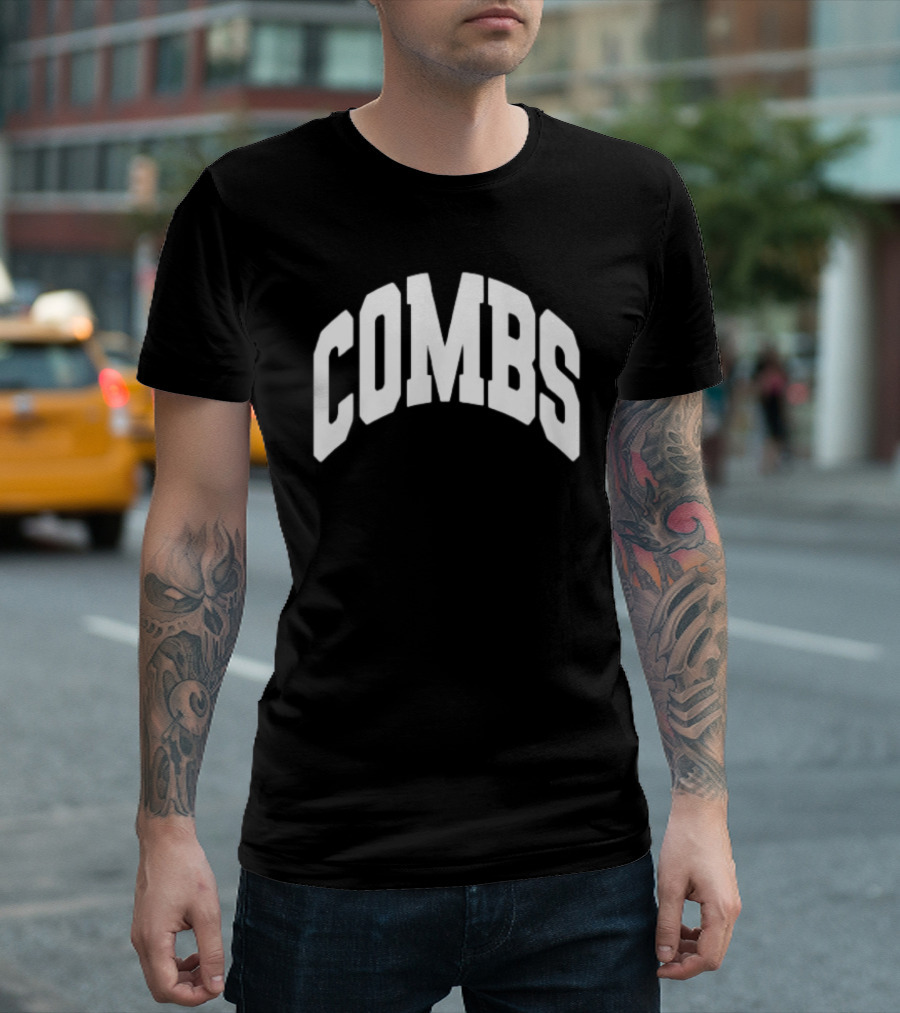 Luke Combs Merch Combs Arched 3D Lettering T-Shirt